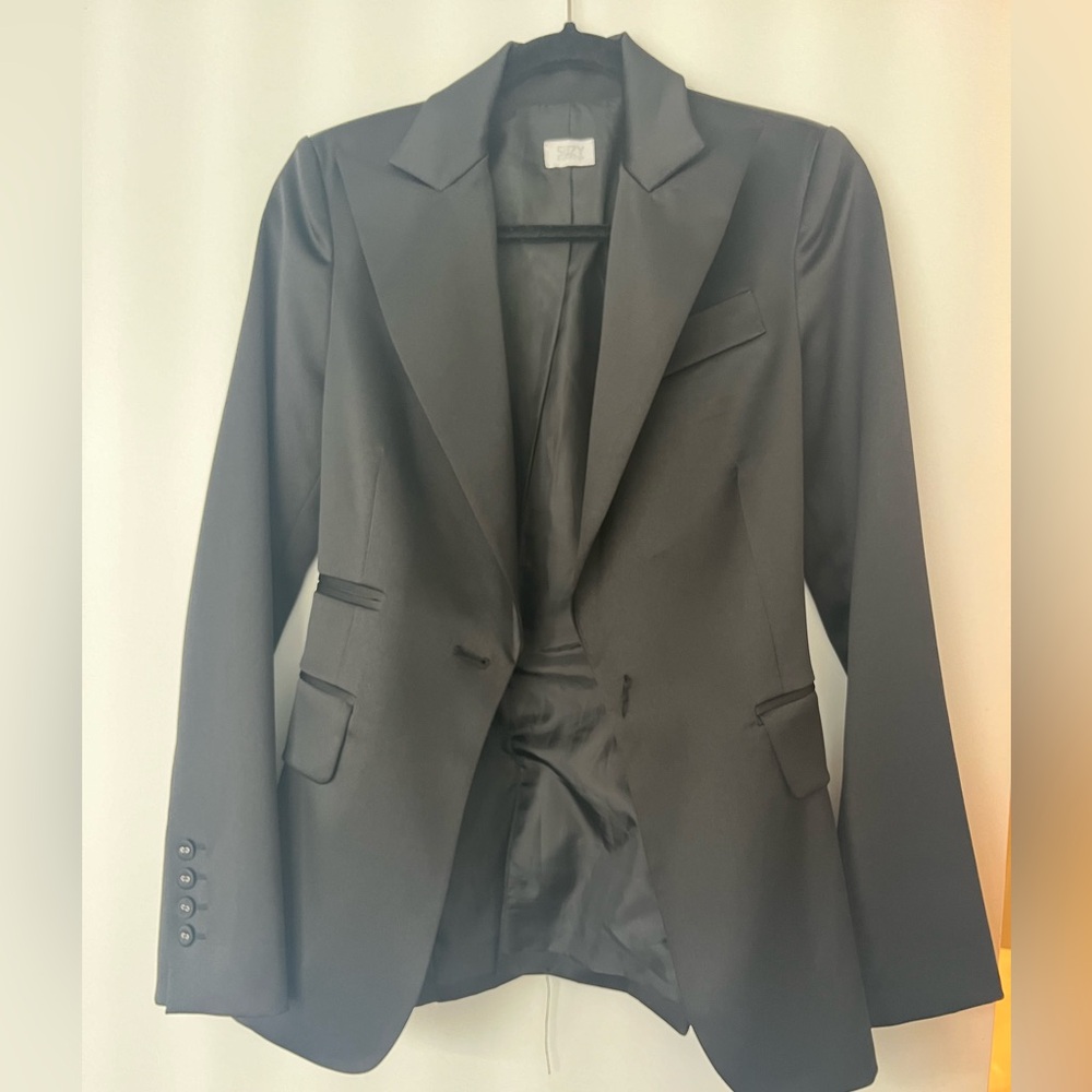Satin blazer